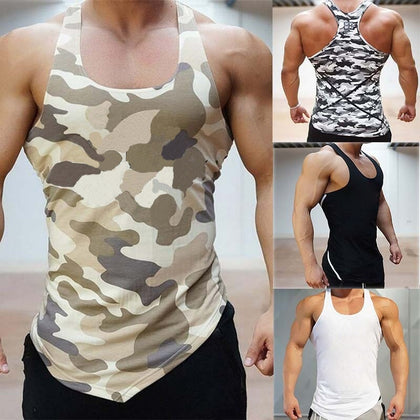 Bodybuilding Fitness Clothing Muscle Tops Sleeveless Shirt