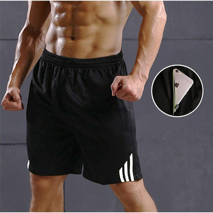Quick Dry Running Shorts Men Solid Sports Clothing